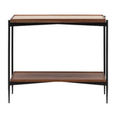 Debra Medium Brown, Natural and Black Console Table